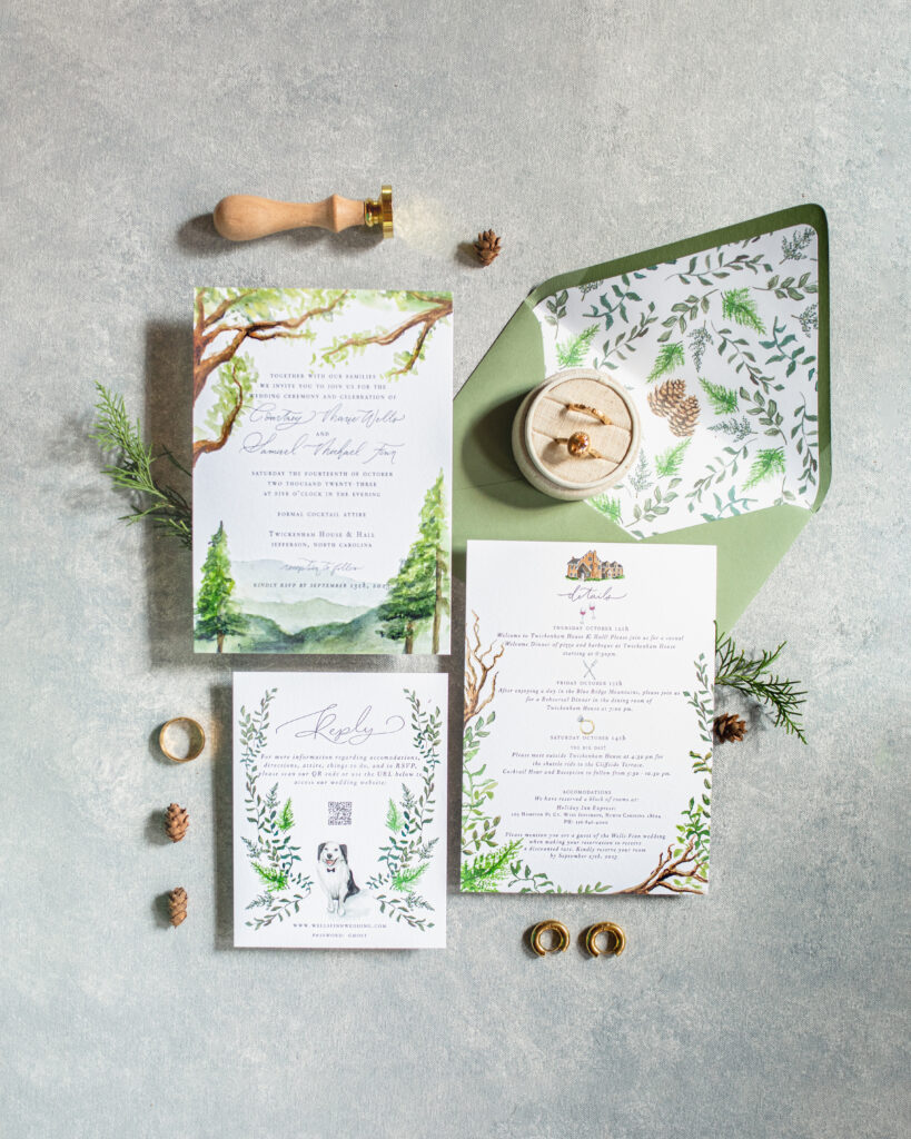 details for a wedding day in north carolina