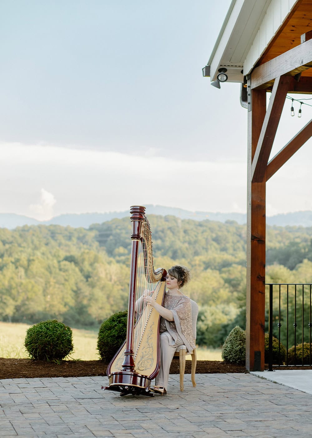 harpist-on-porch