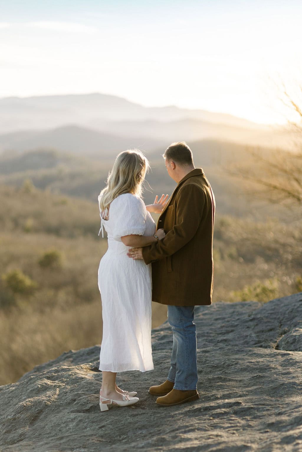 2025 © Ashley Logan blue ridge parkway sunset proposal