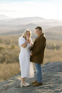 classic sunset proposal on the blue ridge parkway